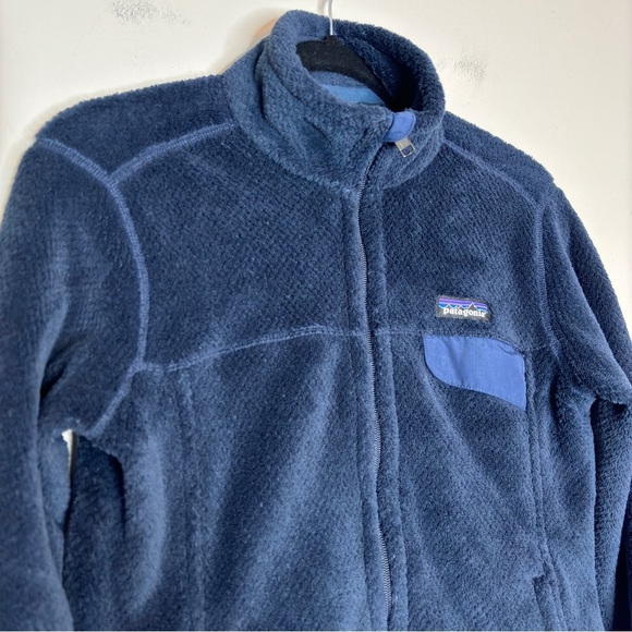Patagonia Worn Wear Full-Zip Re-Tool Jacket in Navy Blue Size S - Picture 3 of 12